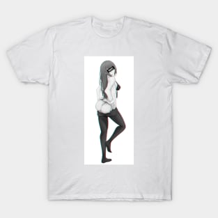 Steins;Gate Makise Kurisu Waifu Material T-Shirt